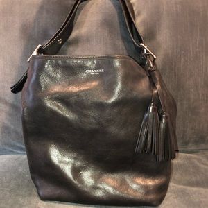 COSCH LEGACY BLACK LEATHER HANDBAG